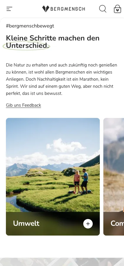 Bergmensch Mobile: Über uns mit Gründerstory