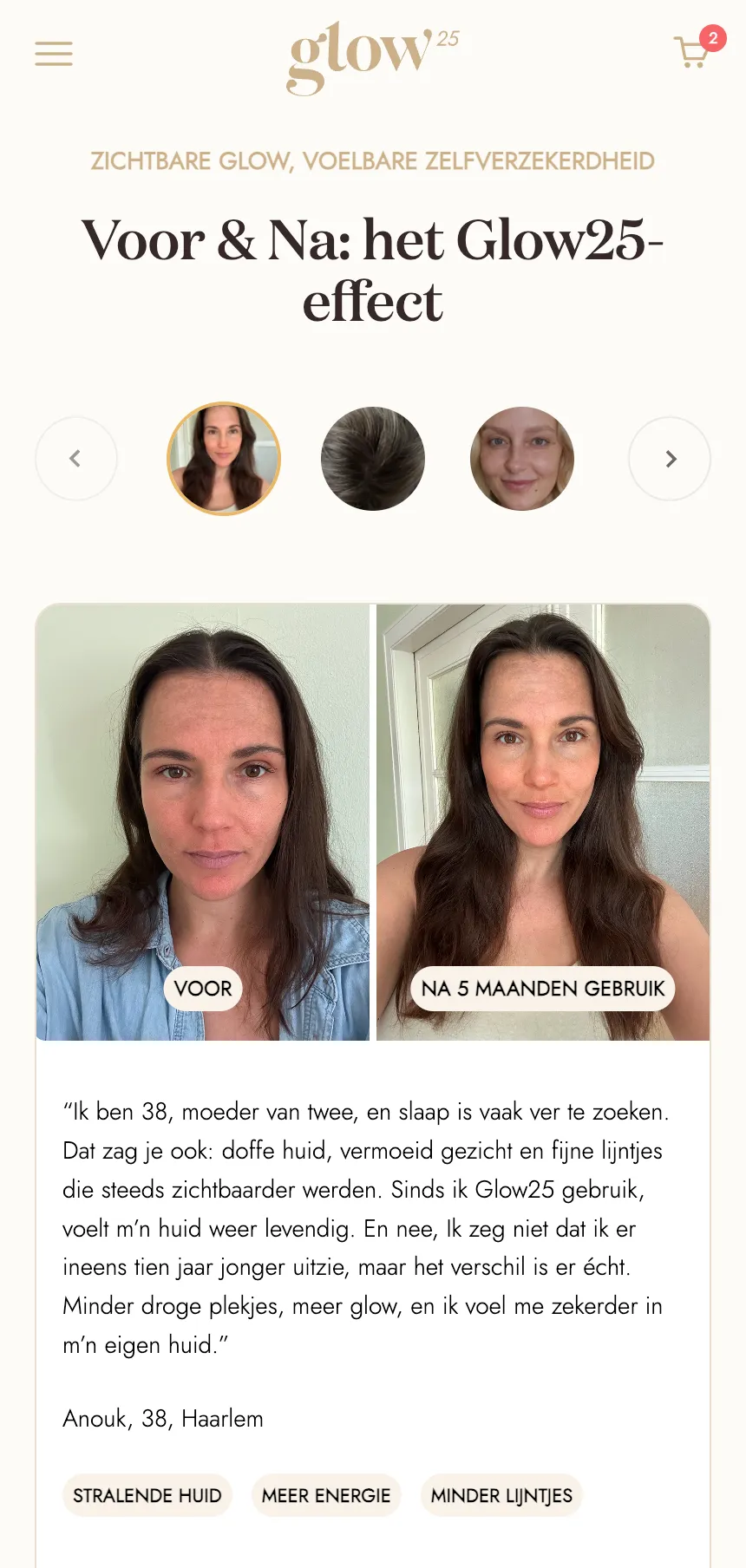 Glow25 Mobile: Sarah-Jessica-Parker-Kampagne
